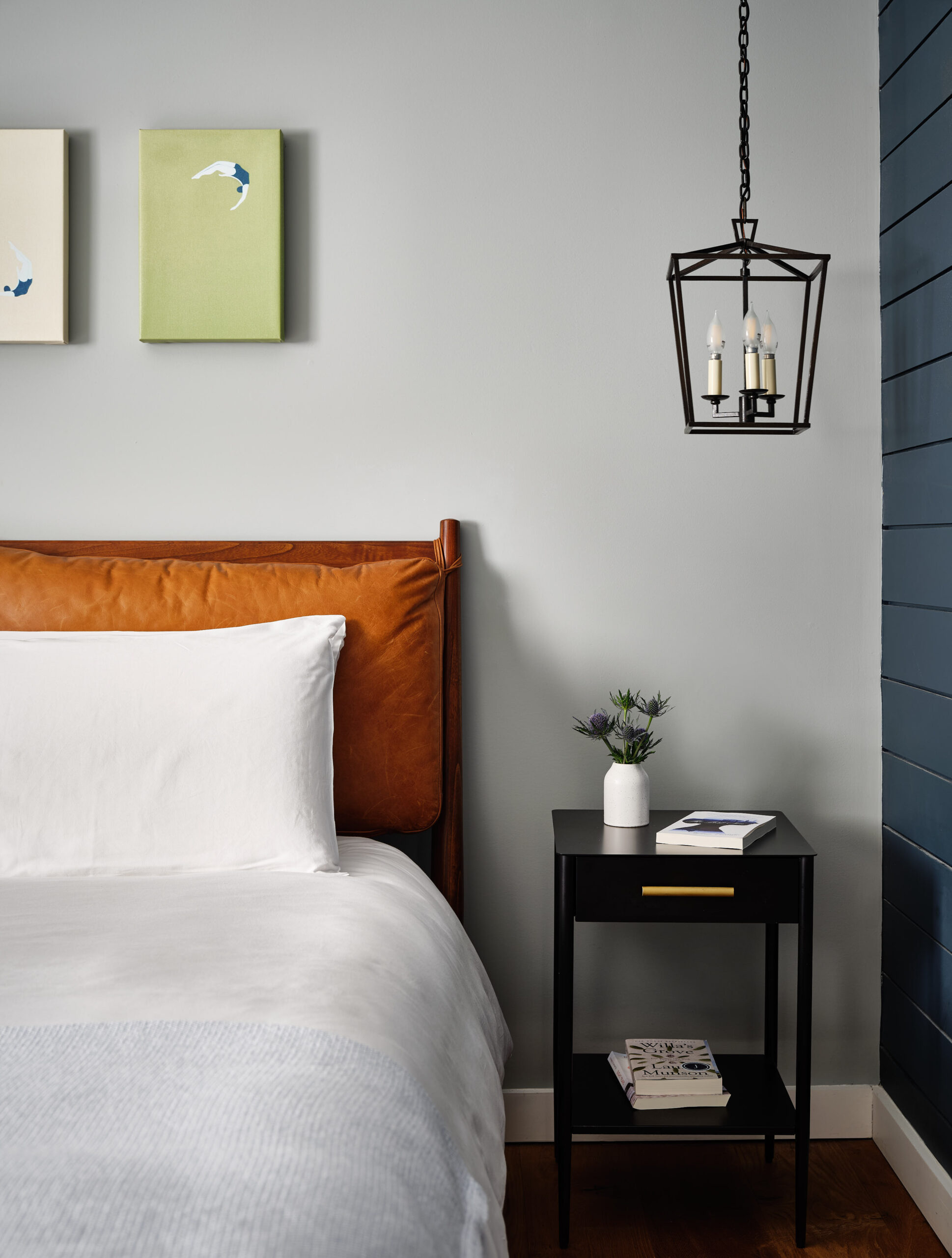 Guestroom bedside vignette