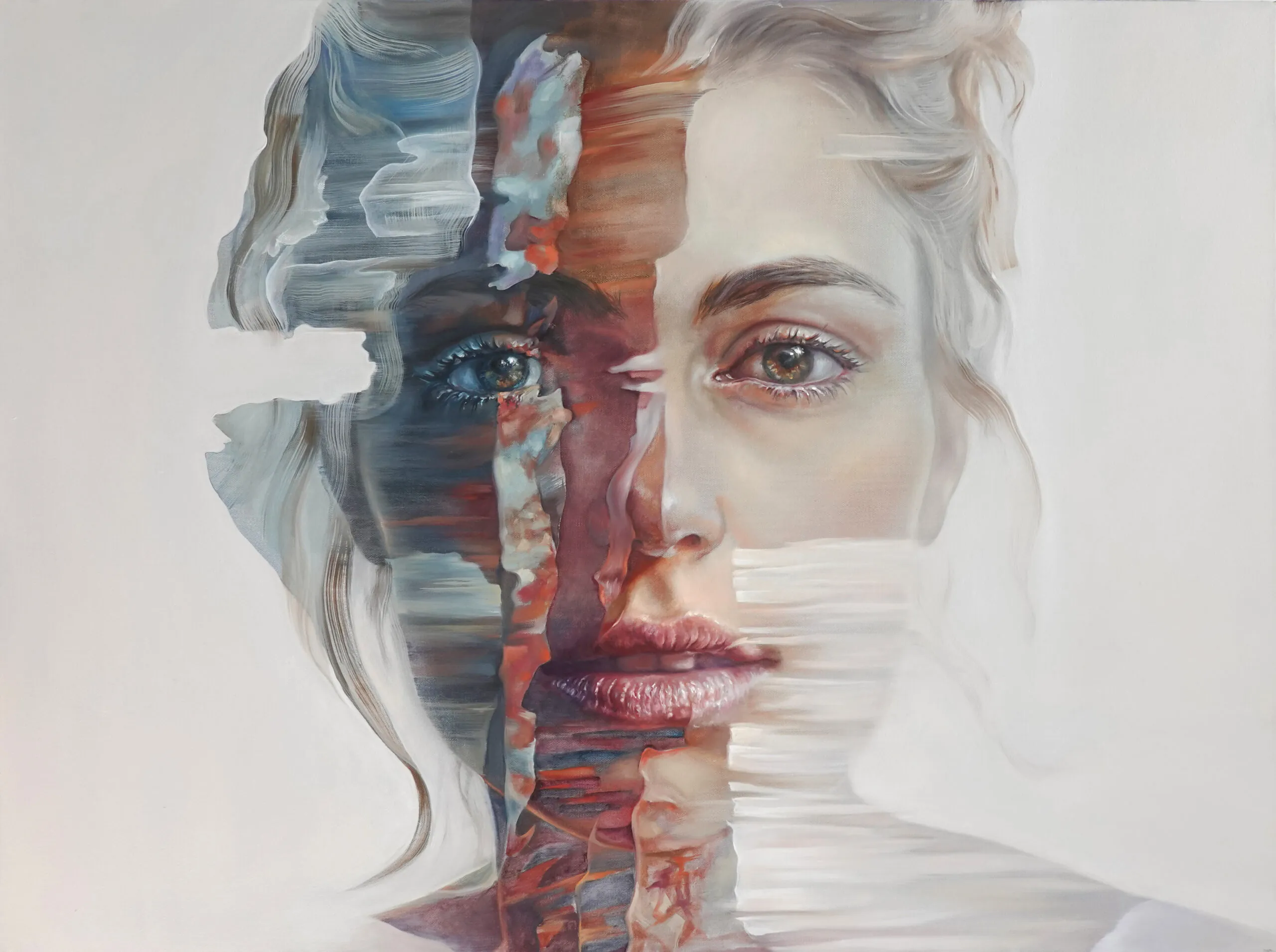 Nikolina Kovalenko, Synchronicity, oil on canvas, x inches,